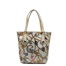 Gucci-Printed Nylon Charmy Tote Bag 153009-White