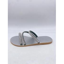 Ancient Greek Sandals-SANDALI GRECI ANTICHI Sandali T.Unione Europea 39 Leather-Grigio