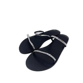 Ancient Greek Sandals-SANDALES GREC ANCIENNES Sandales T.UE 39 Cuir-Noir