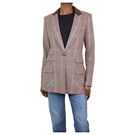 Veronica Beard Brown houndstooth blazer - size US 2 Brown