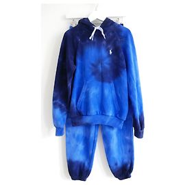 Chándal con efecto tie-dye de Polo Ralph Lauren Azul
