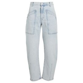 Jeans Veronica Beard Charlie con gamba a botte Blu chiaro