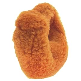Bottega Veneta-Bottega Veneta Orange Mini Shearling Jodie-Orange