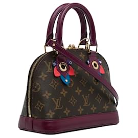 Louis Vuitton-Louis Vuitton Brown Monogram Totem Alma BB-Brown,Red,Dark red