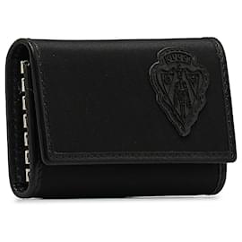 Gucci-Gucci Black Nylon Key Holder-Black