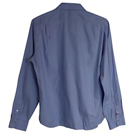 Gucci-Gucci Button-Down-Hemd aus hellblauer Baumwolle-Blau