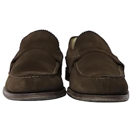 Church's-Church's Pembrey Rodeo Loafers in Brown Suede-Brown