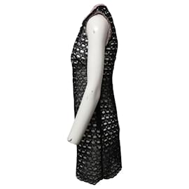 Sandro-Sandro Paris Lace Sheath Dress in Black Polyester-Black