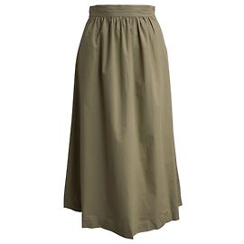 Apc NO.P.C. Saia Midi Ravena em Algodão Camel Amarelo Camelo