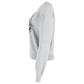 Kenzo-Kenzo-Obermaterial-Print-Sweatshirt aus grauer Baumwolle-Grau