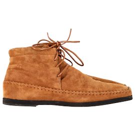 Totême High Top Moccasins in Brown Suede Brown