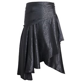 Autre Marque Jupe Midi Drapée Dodo Bar Ou en Polyester Noir Noir