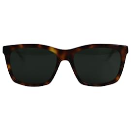Gucci-Gucci GG0558S Rectangular Tortoise Shell Sunglasses in Brown Acetate-Brown