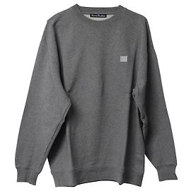 Acne Studios Sweat ras du cou en coton gris Gris
