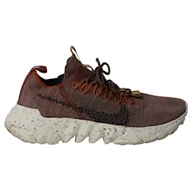 Nike-Nike Space Hippie 01 Sapatos em malha de nylon Redstone-Vermelho
