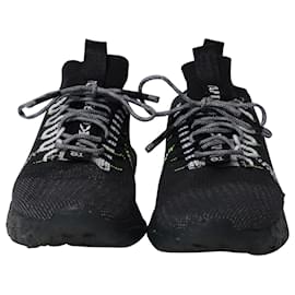 Nike-Nike Espace Hippie 01 Volt noir en maille de nylon noir-Noir