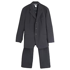 Issey Miyake-Taille de costume Issey Miyake en polyester noir-Noir