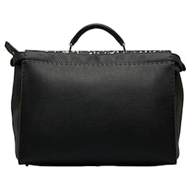 Fendi-Selleria Peekaboo Handbag 7VA388-Black
