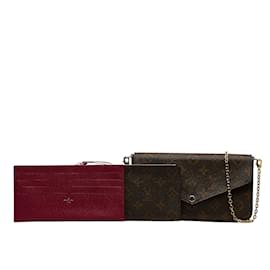Louis Vuitton-Monogram Pochette Felicie M61276-Brown