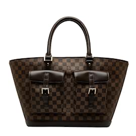 Louis Vuitton-Damier Ebene Manosque GM N51120-Brown