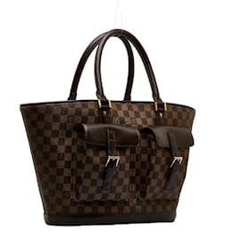 Louis Vuitton-Damier Ebene Manosque GM N51120-Brown