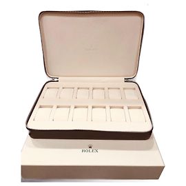 Rolex Bolsa de viaje Marrón oscuro