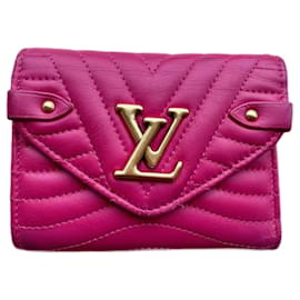 Louis Vuitton-Freesien-Geldbörse „New Wave“ von Louis Vuitton-Pink