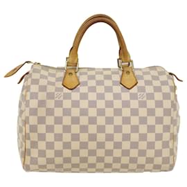 Louis Vuitton-Louis Vuitton Damier Azur Speedy 30 Hand Bag N41533 LV Auth 54651-Other