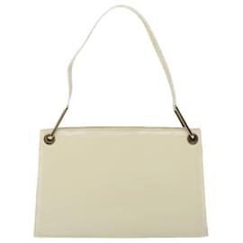Gucci-GUCCI Shoulder Bag Patent leather White 001 3034 auth 55032-White