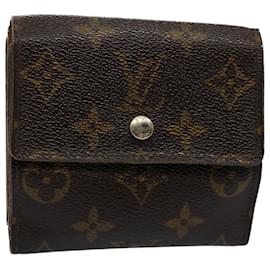 Louis Vuitton-LOUIS VUITTON Monogram Portefeuille Elise Wallet M61654 LV Auth 54096-Monogram