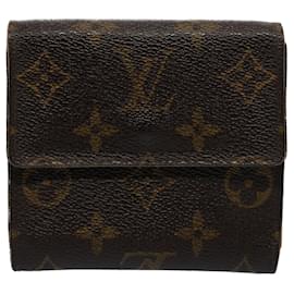 Louis Vuitton-LOUIS VUITTON Monogram Portefeuille Elise Wallet M61654 LV Auth 54096-Monogram