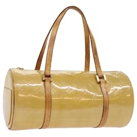 Louis Vuitton-LOUIS VUITTON Monogram Vernis Bedford Hand Bag Beige M91006 LV Auth ki3554-Beige