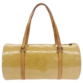 Louis Vuitton-LOUIS VUITTON Monogram Vernis Bedford Hand Bag Beige M91006 LV Auth ki3554-Beige