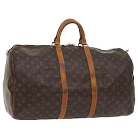 Louis Vuitton-Louis Vuitton-Monogramm Keepall 55 Boston Bag M.41424 LV Auth 54273-Monogramm