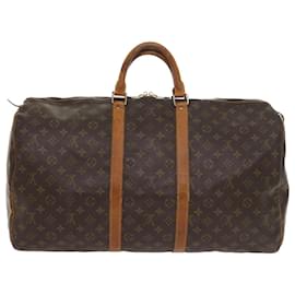 Louis Vuitton-Louis Vuitton-Monogramm Keepall 55 Boston Bag M.41424 LV Auth 54273-Monogramm
