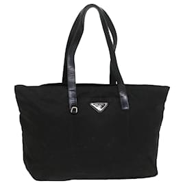 Prada-PRADA Tote Bag Nylon Black Auth ep1906-Black