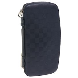 LOUIS VUITTON Damier Infini Organizer Atholl Pochette Nera N41382 Auth ki3504 Nero