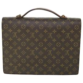 Louis Vuitton-LOUIS VUITTON Monogram Porte Documents Bandouliere Bag 2way M53338 LV Auth 54247-Monogram