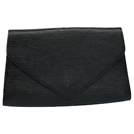 Louis Vuitton-LOUIS VUITTON Epi Art Deco Clutch Bag Black M52632 LV Auth ep1878-Black