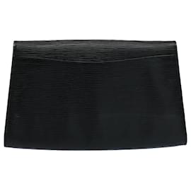 Louis Vuitton-LOUIS VUITTON Epi Art Deco Clutch Bag Black M52632 LV Auth ep1878-Black