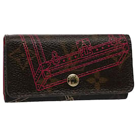 Louis Vuitton-LOUIS VUITTON Trunk Multicles 4 Key case 2014 Christmas Only M58509 auth 53856-Monogram