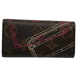 Louis Vuitton-LOUIS VUITTON Baúl Multicles 4 Llavero 2014 Sólo Navidad M58509 autenticación 53856-Monograma