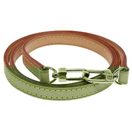 Louis Vuitton-LOUIS VUITTON Shoulder Strap Leather 31.9"" Beige LV Auth 54471-Beige