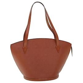 Louis Vuitton-LOUIS VUITTON Epi Saint Jacques Shopping Shoulder Bag Brown M52263 LV Auth 55188-Other
