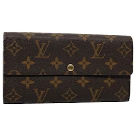 Louis Vuitton-LOUIS VUITTON Monogram Portefeuille Sarah Long Wallet M60531 LV Auth bs8661-Monogram