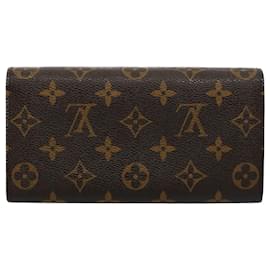Louis Vuitton-LOUIS VUITTON Monogram Portefeuille Sarah Long Wallet M60531 LV Auth bs8661-Monogram