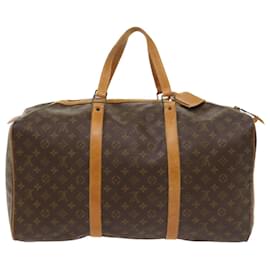 Louis Vuitton-Louis Vuitton Monogram Sac Souple 55 Boston Bag M41622 LV Auth bs8476-Monogram