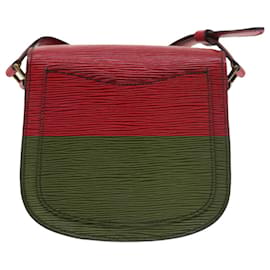 Louis Vuitton-LOUIS VUITTON Epi Saint Cloud PM Shoulder Bag Red M52217 LV Auth 54239-Red