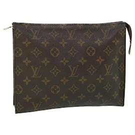 Louis Vuitton-Louis Vuitton Monogram Poche Toilette 26 Pouch M47542 LV Auth 55162-Monogram