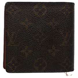 Louis Vuitton-LOUIS VUITTON Monogram Portefeuille Marco Carteira Bifold M61675 Autenticação de LV 54094-Monograma